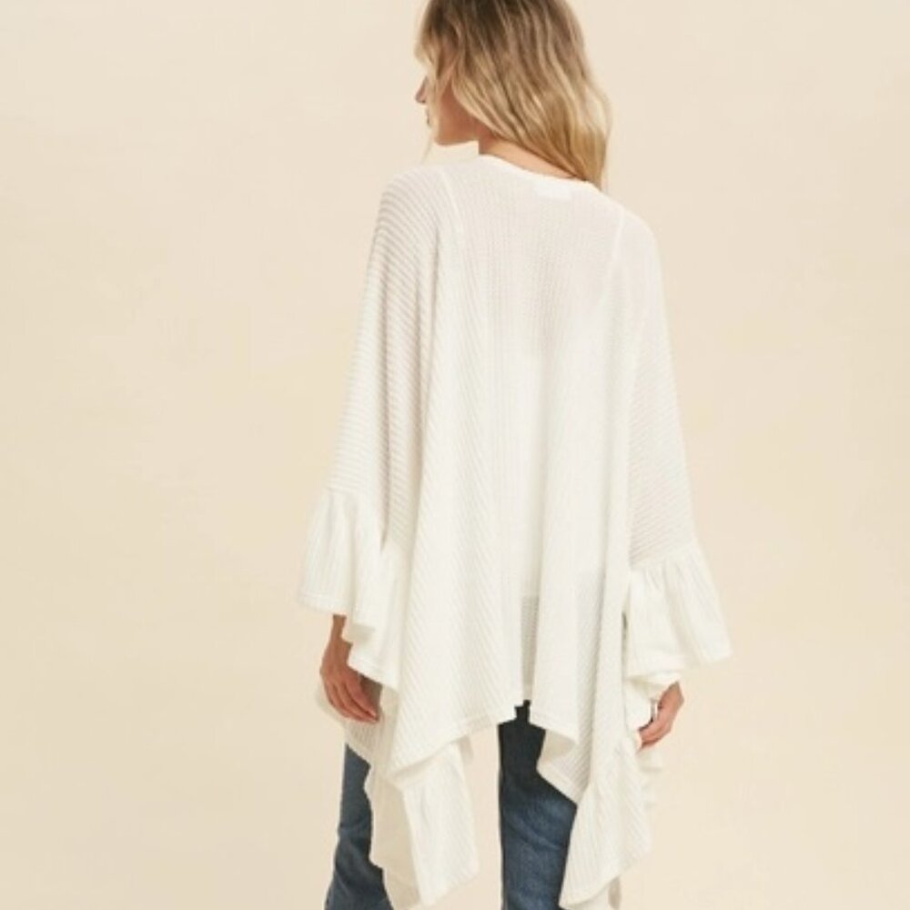 FINAL PIECES!!! ($16) Ruffle Hem Cardigan - Picture 8 of 8